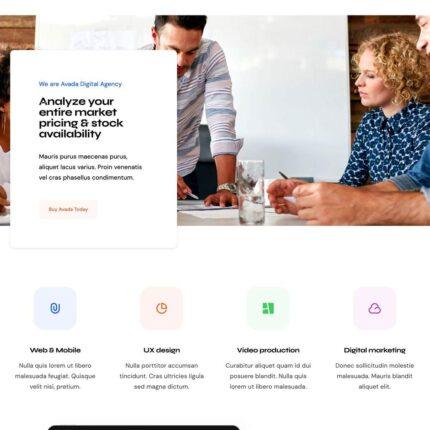 Digital Agency Website Design with Free VPS Web Hosting