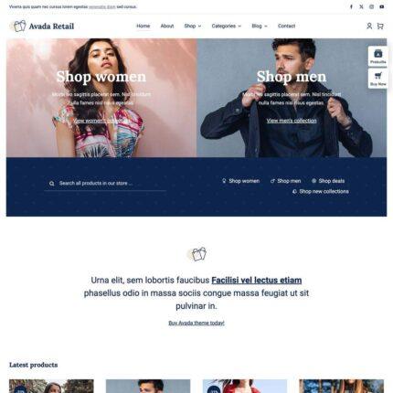 Retail Shop Website Design with Free VPS Web Hosting