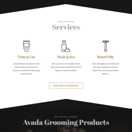 Barber Shop Website Design with Free VPS Web Hosting