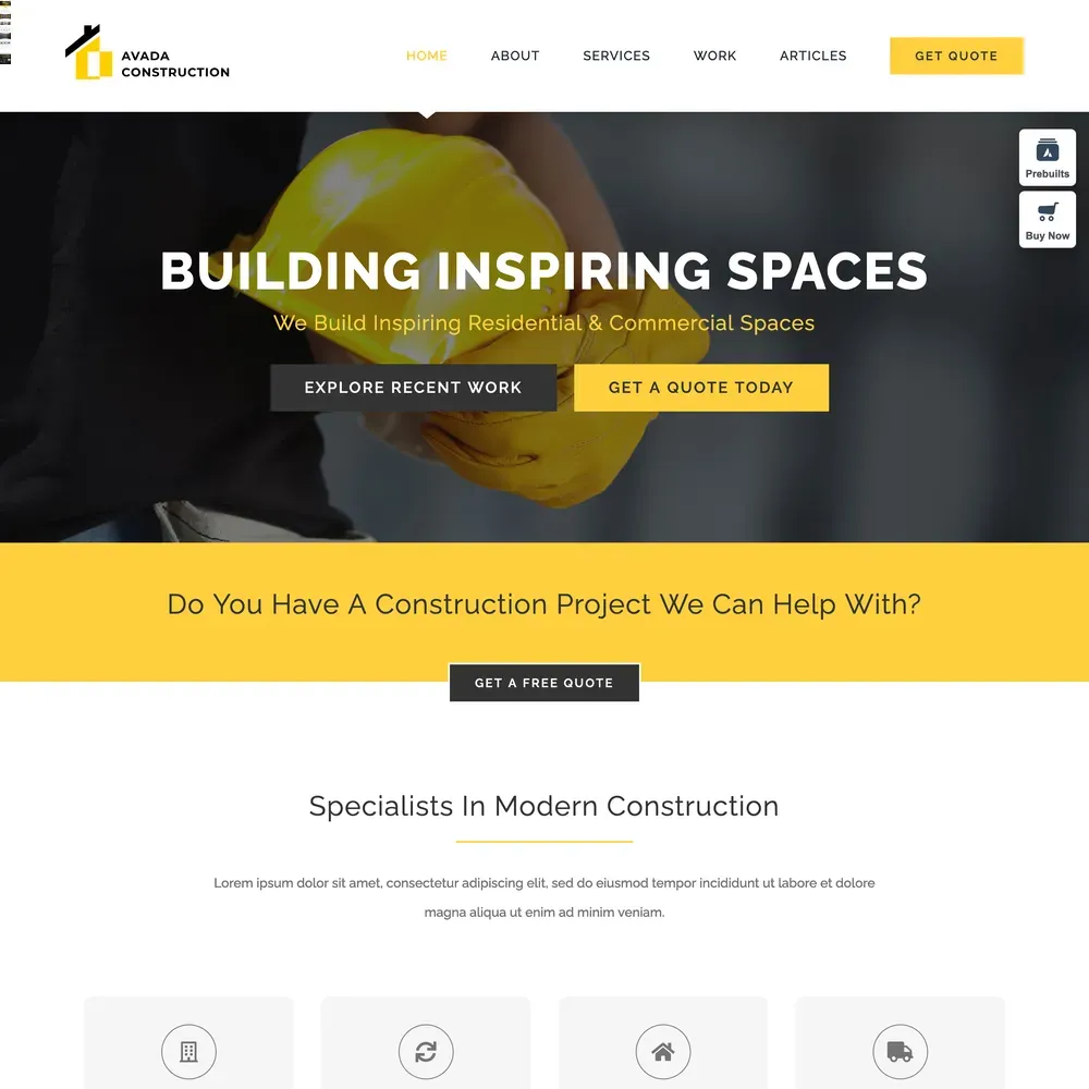 Building Construction Website Design with Free VPS Hosting (1) Building Construction Website Design with Free VPS Hosting