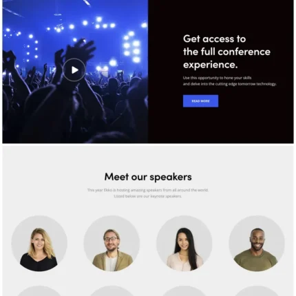 Event Website Design with Free VPS Web Hosting