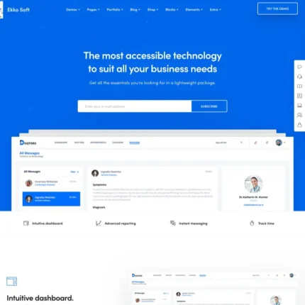 Software Agency Website Design with Free VPS Web Hosting