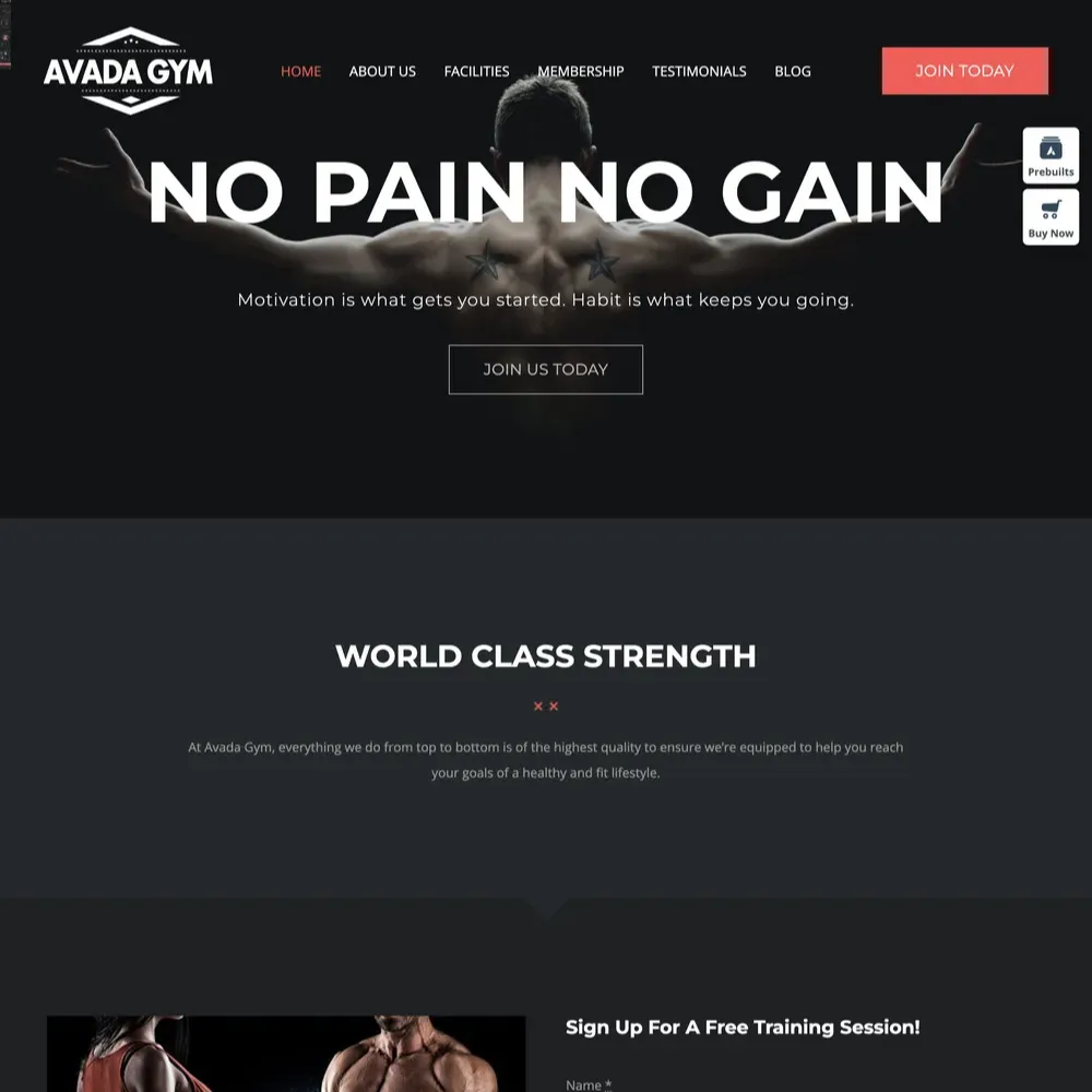 Gym Website Design with Free VPS Web Hosting (1) Gym Website Design with Free VPS Web Hosting