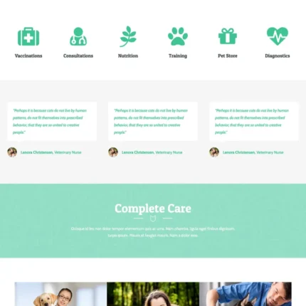 Veterinarian Website Design with Free VPS Web Hosting