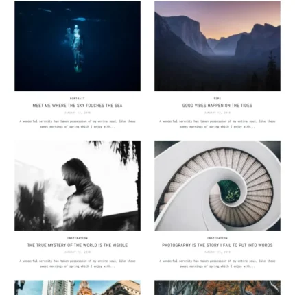 Photography News Website Design with Free VPS Web Hosting