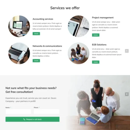 Business Solutions Website Design with Free VPS Web Hosting
