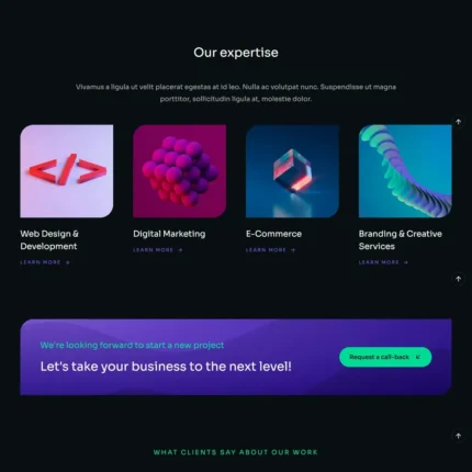 Creative Business Website Design with Free VPS Web Hosting