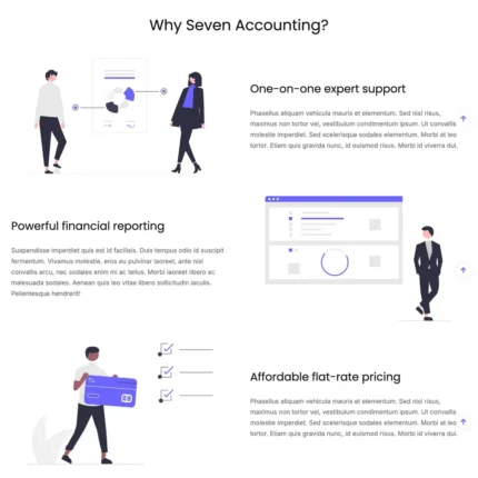 Accounting Service Website Design with Free VPS Web Hosting