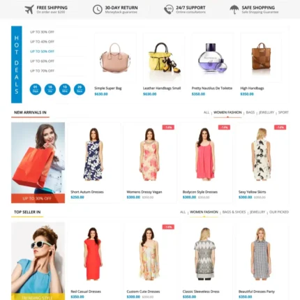 Best eCommerce Website Design with Free VPS Web Hosting