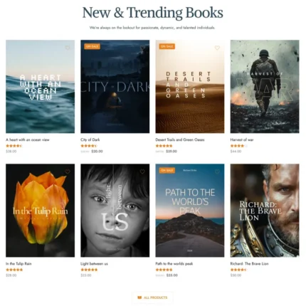 Bookstore Website Design with Free VPS Web Hosting