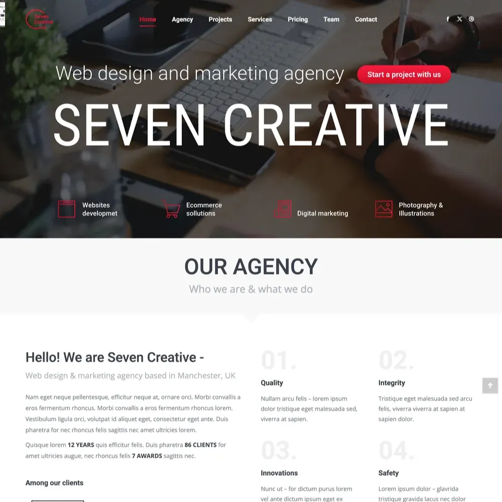 Creative Agency Website Design with Free VPS Web Hosting (1) Creative Agency Website Design with Free VPS Web Hosting