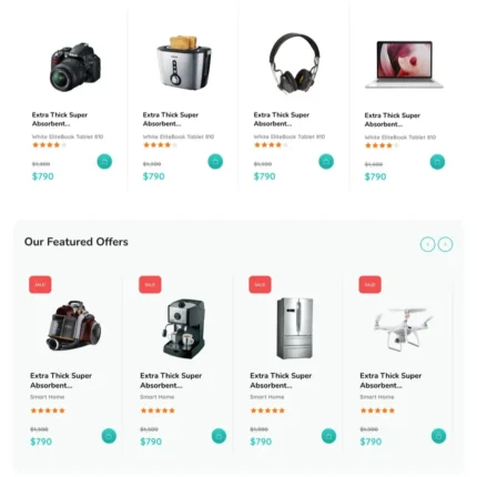 Gadget Store Website Design with Free VPS Web Hosting