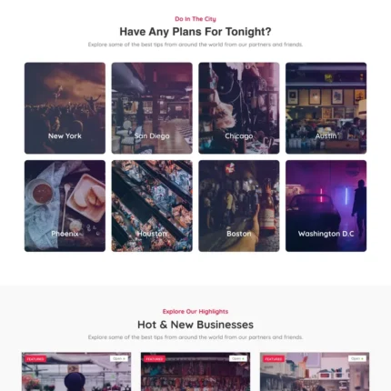 Business Directory Website Design with Free VPS Web Hosting