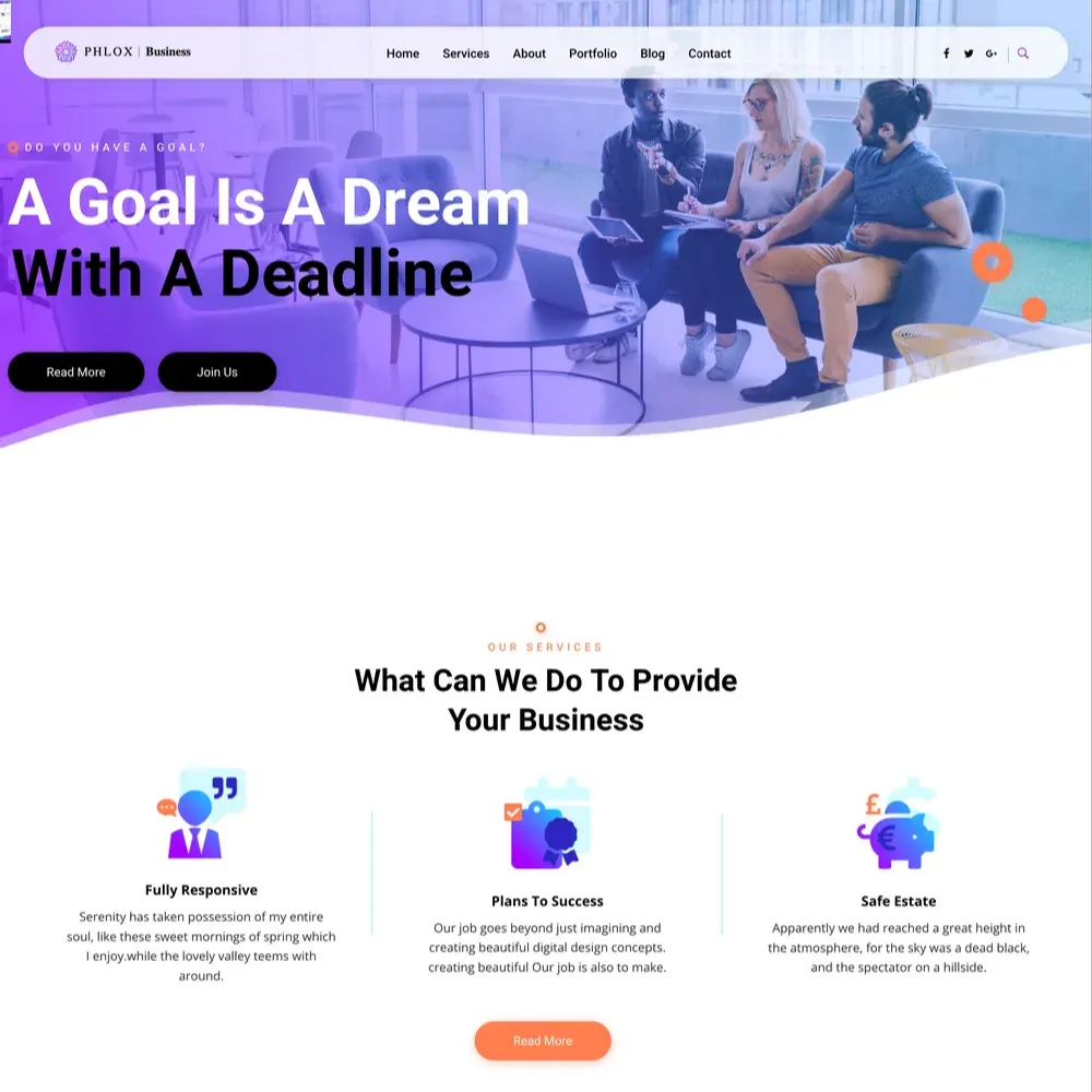 Business Service Website Design with Free VPS Web Hosting (1) Business Service Website Design with Free VPS Web Hosting