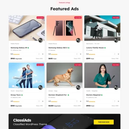 Largest Marketplace Website Design with Free Web Hosting