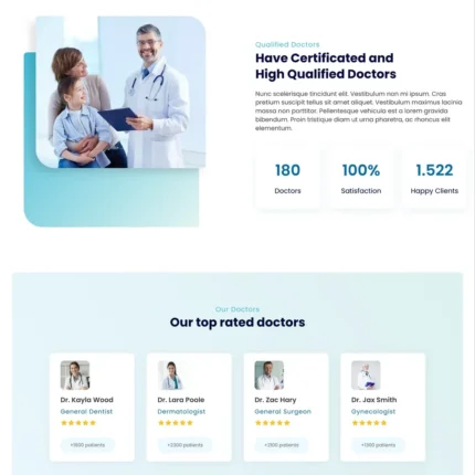 Medical Center Website Design with Free VPS Web Hosting