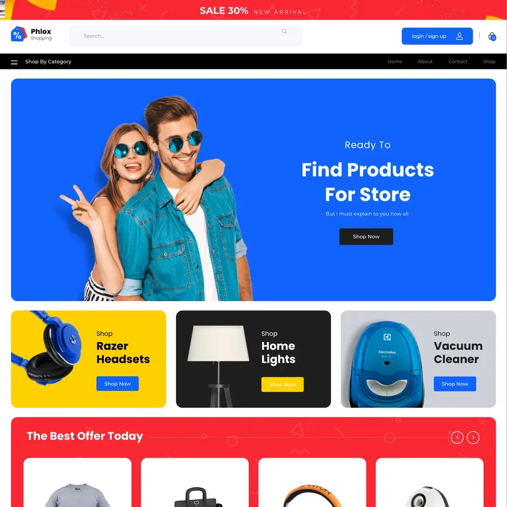 Mega Shop Website Design with Free VPS Web Hosting (1) Mega Shop Website Design with Free VPS Web Hosting