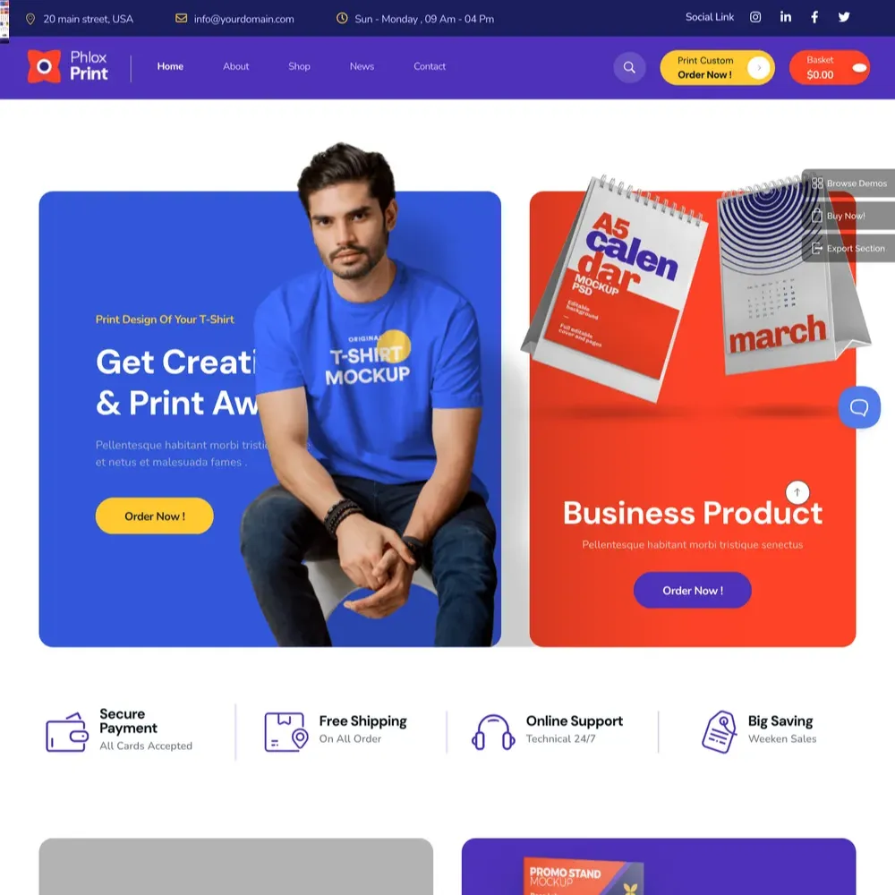Print Shop Website Design with Free VPS Web Hosting (1) Print Shop Website Design with Free VPS Web Hosting