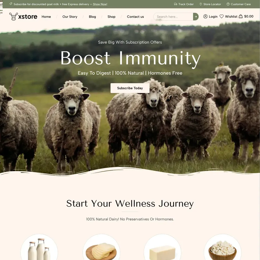 Milk Farm Website Design with Free Web Hosting (1) Milk Farm Website Design with Free Web Hosting
