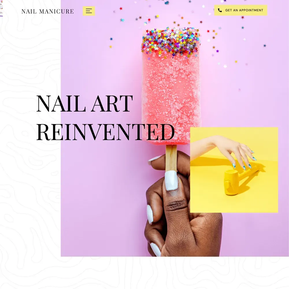 Nail Manicure Website Design with Free Web Hosting (1) Nail Manicure Website Design with Free Web Hosting