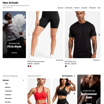 Underwear Shop Website Design