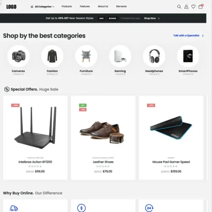 Trend Shop Website Design