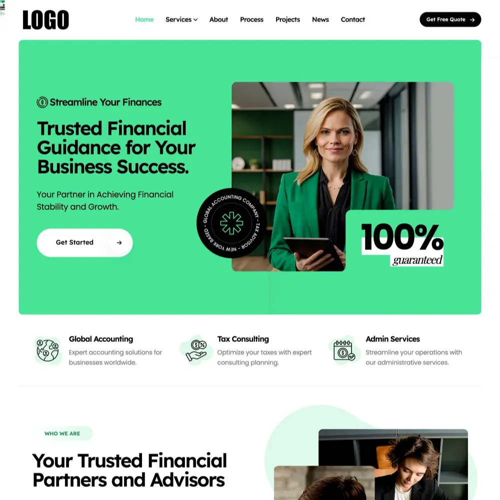 Accounting Services Website Design with Free VPS Web Hosting (1) Accounting Services Website Design with Free VPS Web Hosting