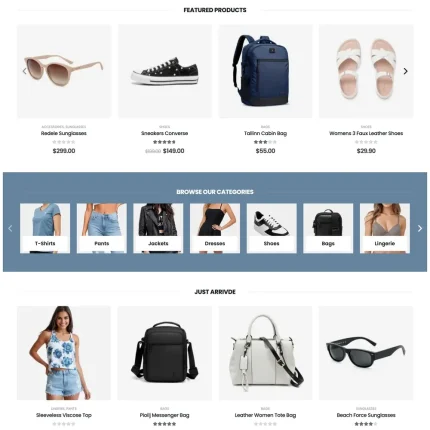 Garment Store Website Design with Free VPS Web Hosting
