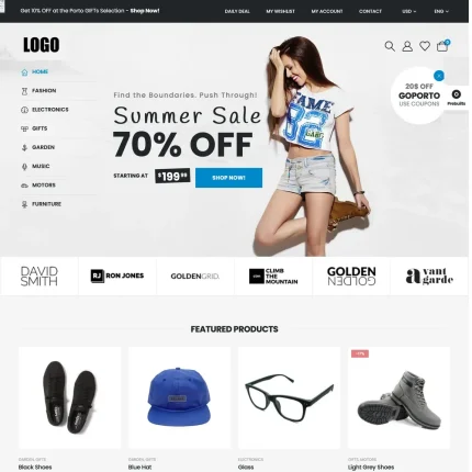 Lifestyle Store Website Design with Free VPS Web Hosting