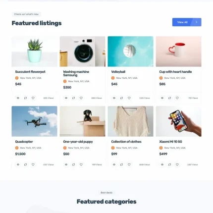 Offers Listings Website Design with Free VPS Web Hosting