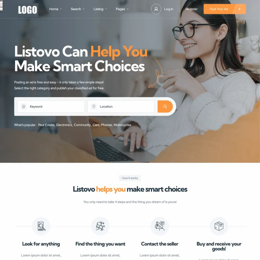 Online Listings Website Design with Free VPS Web Hosting (1) Online Listings Website Design with Free VPS Web Hosting