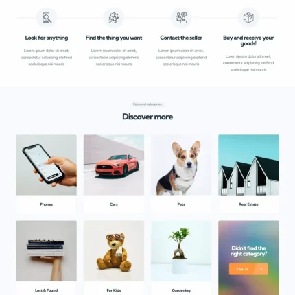 Online Listings Website Design with Free VPS Web Hosting