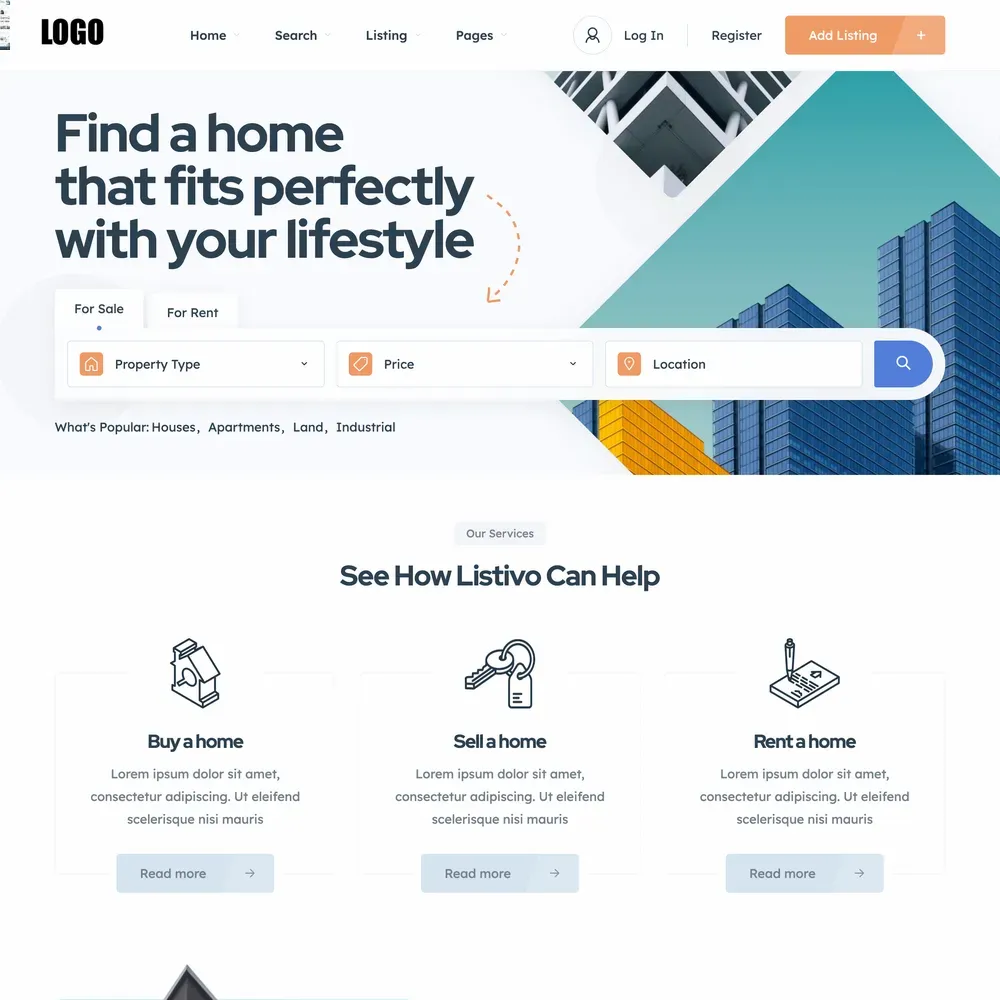 Property Listings Website Design with Free VPS Web Hosting (1) Property Listings Website Design with Free VPS Web Hosting
