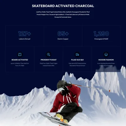 Sportswear Shop Website Design with Free VPS Web Hosting