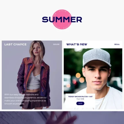Urban Wear Website Design with Free VPS Web Hosting