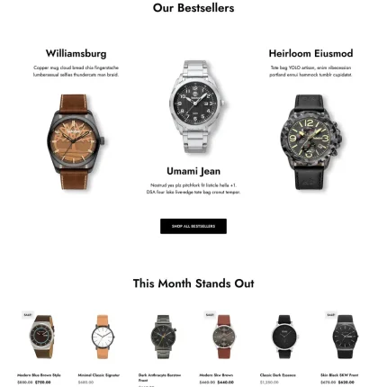 Watch Shop Website Design with Free VPS Web Hosting