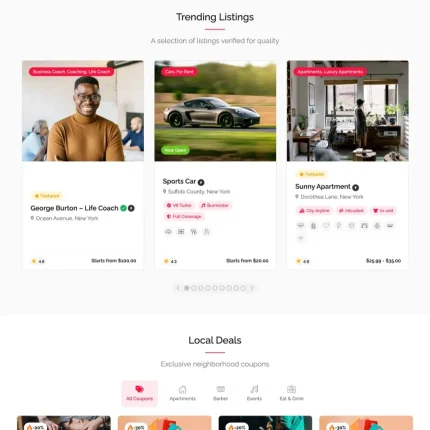 Local Directory Website Design with Free VPS Web Hosting
