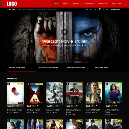 Online Movie Website Design with Free VPS Web Hosting