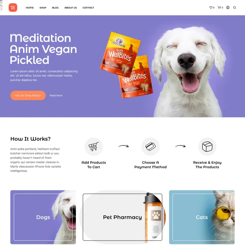 Pet Care Store Website Design with Free VPS Web Hosting (1) Pet Care Store Website Design with Free VPS Web Hosting