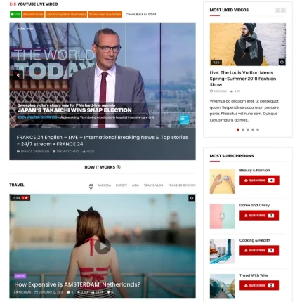 Video Uploading Website Design with Free VPS Web Hosting